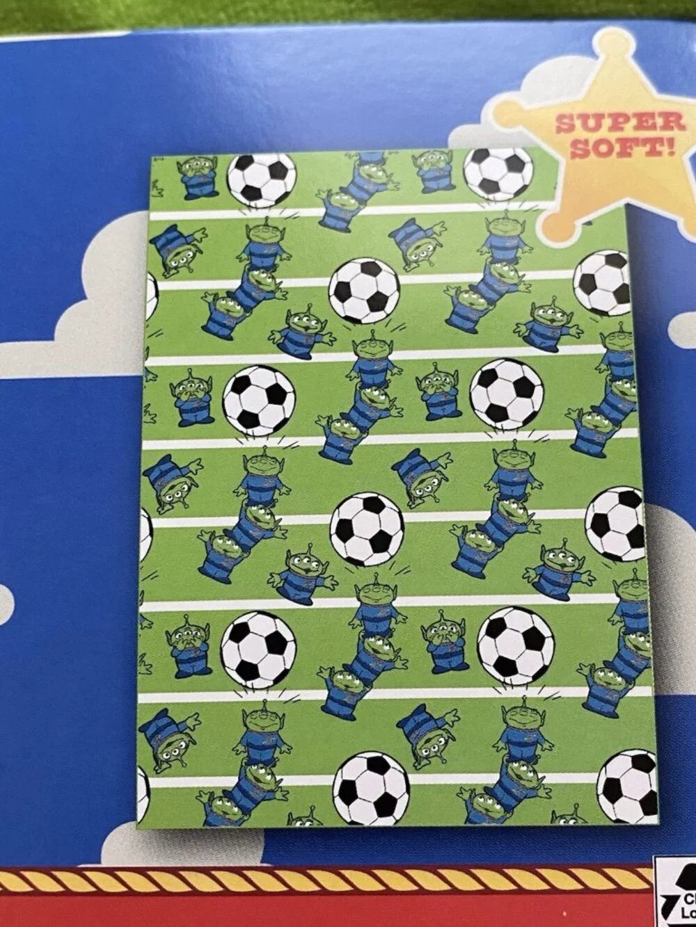 Disney Pixar Toy Story Throw Blanket The Claw Aliens & Soccer‎ Balls 50”X70” NEW
